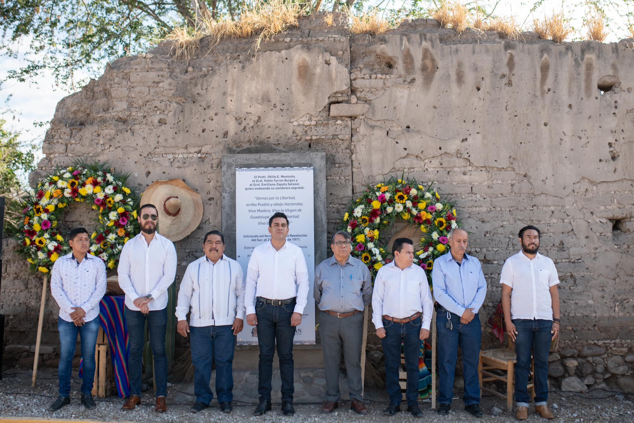 Conmemoración del 112 Aniversario del Inicio de la Revolución del Sur, en San Pablo Hidalgo